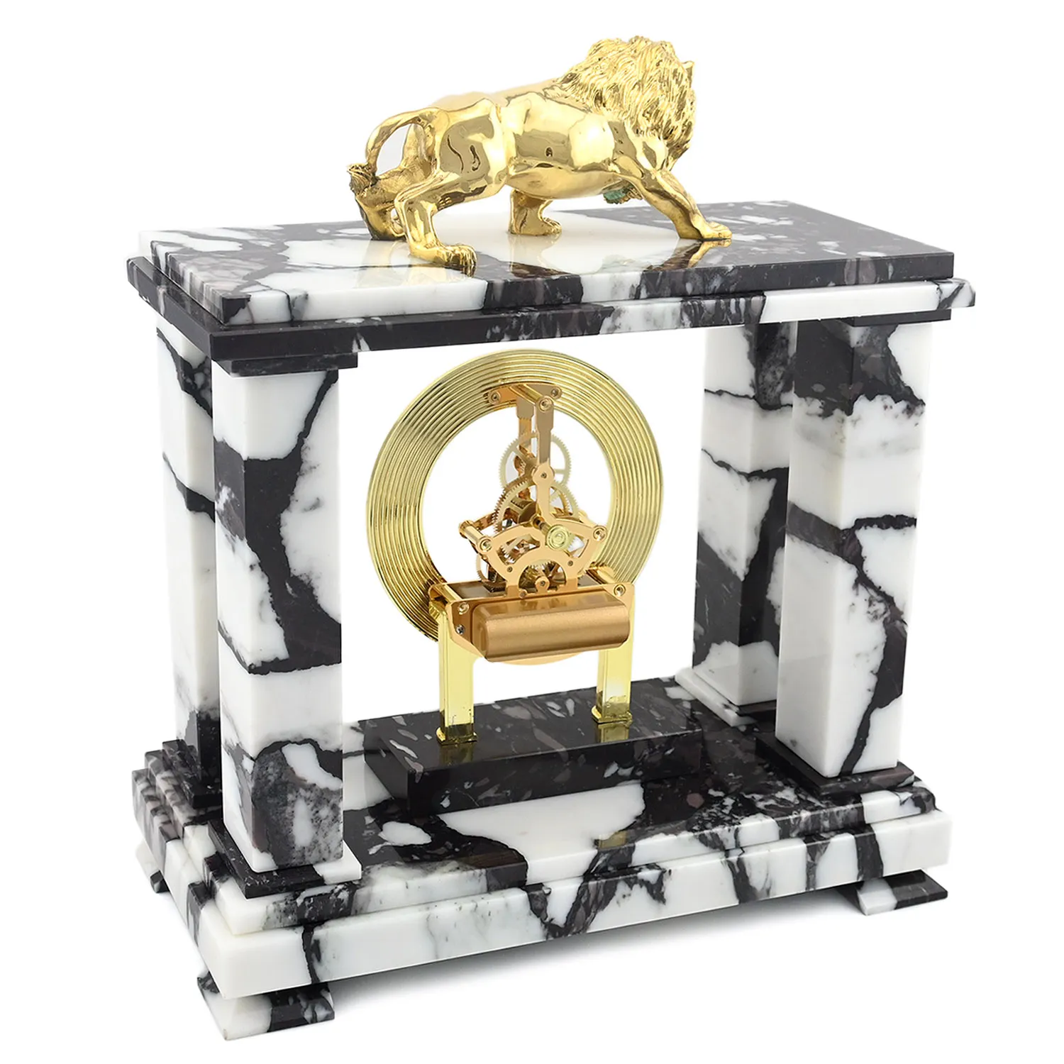 Часы каминные "Лев"